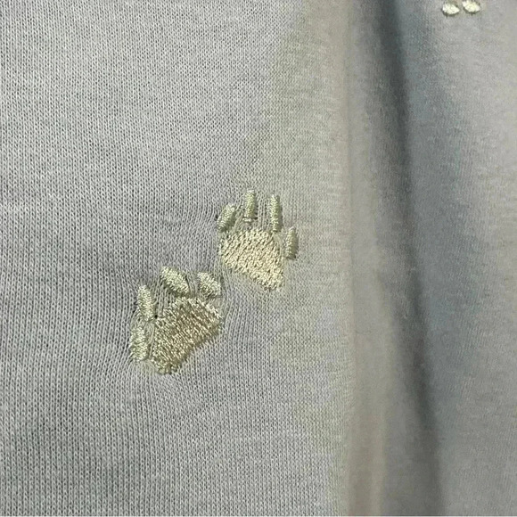 NEW Honeydew Blue Paw Print Jogger Pants Super Soft Lounge Pajama XL - Picture 3 of 6